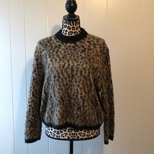 & Other Stories Leopard Print Sweater